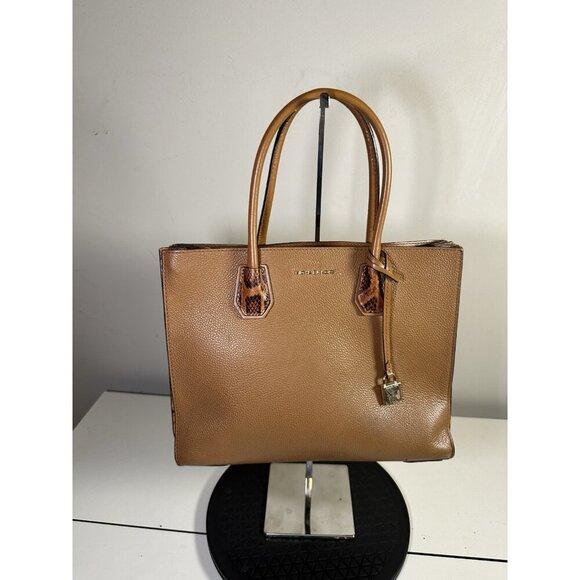 Michael Kors Mercier Brown Tote Bag - Picture 1 of 10